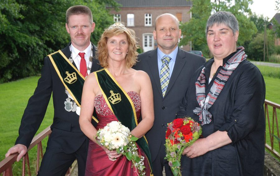 Königspaar Bernd Pelzer & Susanne Becks sowie Vizekönigspaar Jens-Wilhelm Becks und Michaela Pelzer